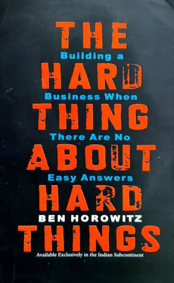 The Hard Thing About Hard Things by Ben Horowitz (English) (Paperback).