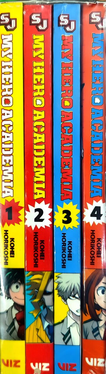 My Hero Academia Volume (1 To 4) 4 Book Set by Kohei Horikoshi (English) (Paperback).