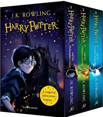 Harry Potter 3 Book Set by J. K. Rowling (English) (Paperback).