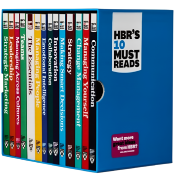 HBR'S 10 Must Reads Boxed 14 Books Set by Harvard Business (English) (Paperback).