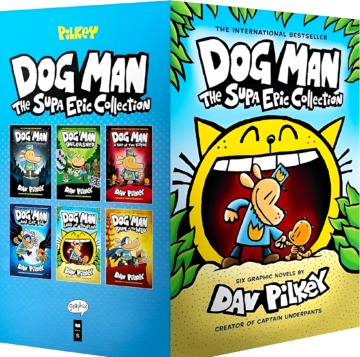 Dog Man (The Supa Epic Collection) (1 To 6) Set by Pilkey (English) (Paperback).