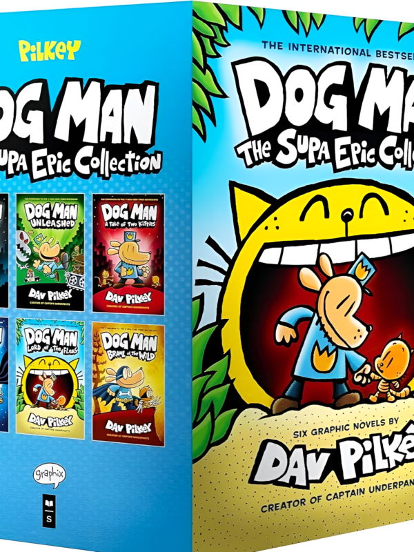 Dog Man (The Supa Epic Collection) (1 To 6) Set by Pilkey (English) (Paperback).