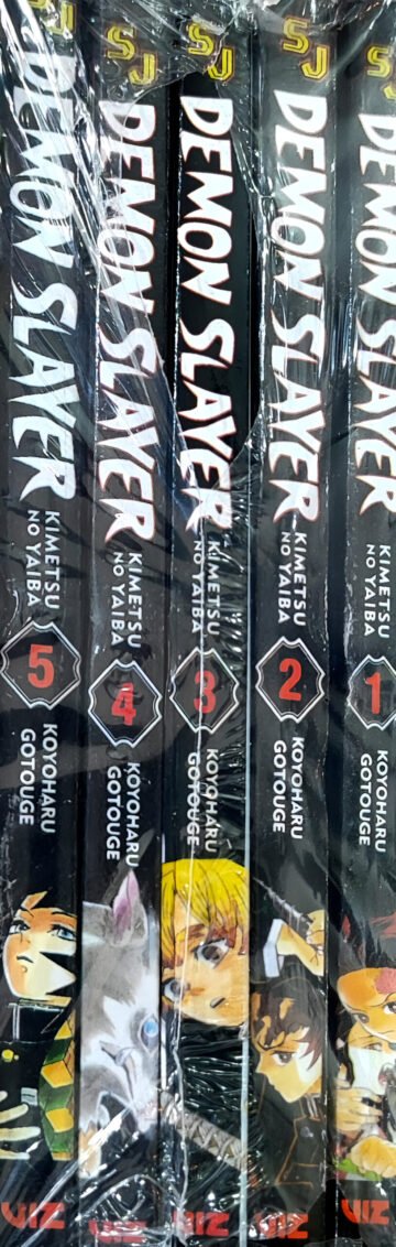 Demon Slayer Volume(1 To 5) by Koyoharu Gotouge (English) (Paperback).