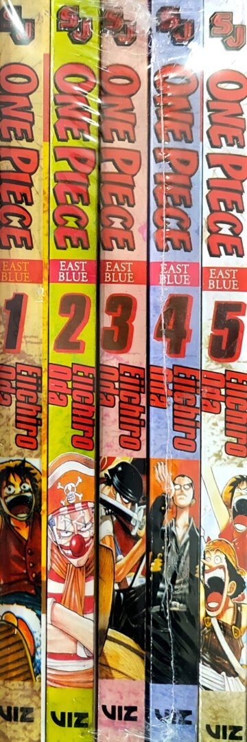 One Piece Volume (1,2,3,4,5) by Eiichiro Oda (Manga) (English) (Paperback).