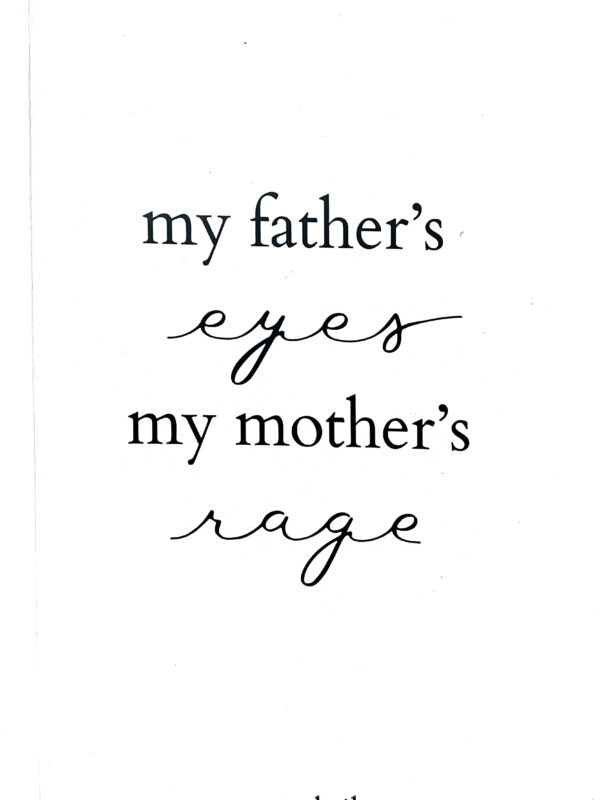 My Father's Eyes, My Mother's Rage by Rose Brik (English) (Paperback).