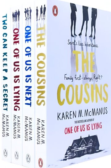 The Cousins + Two Can Keep A Secret + One Of Us Is Lying + One Of Us Is Next by Karen M. Mcmanus 4 Book Set (English) (Paperback).