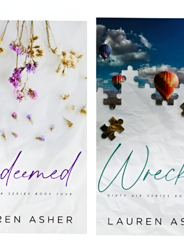 Dirty Air Series (Throttled + Collided + Wrecked + Redeemed) 4 Book Set by Lauren Asher (English) (Paperback).