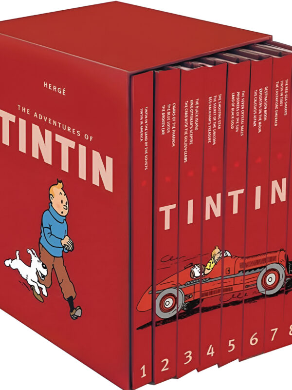 The Adventures of Tintin (The Complete Collection) (Set Of 8) by Hergé (English) (Hardcover).