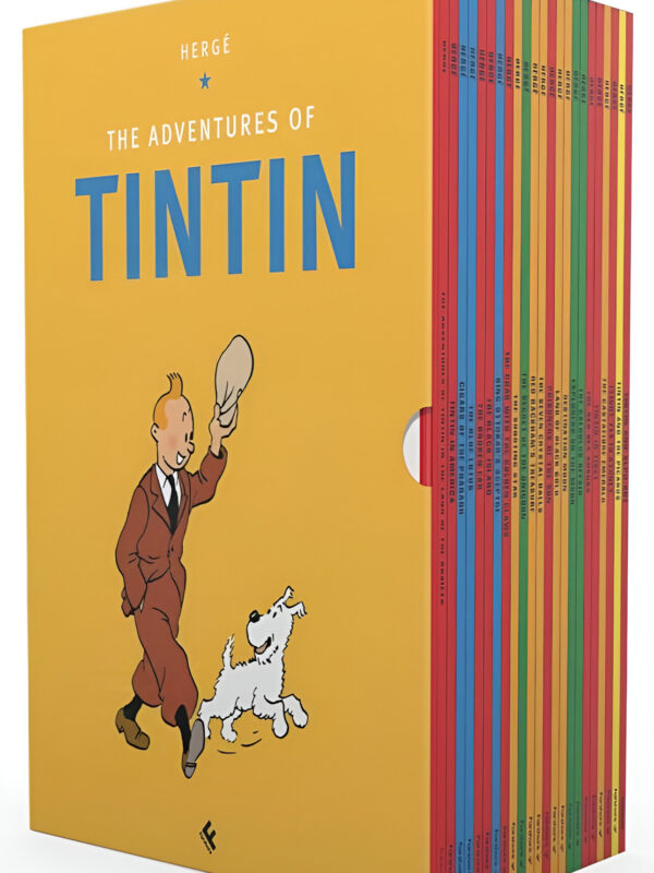 The Adventures of Tintin (23 Titles Set) by Hergé (English) (Paperback).