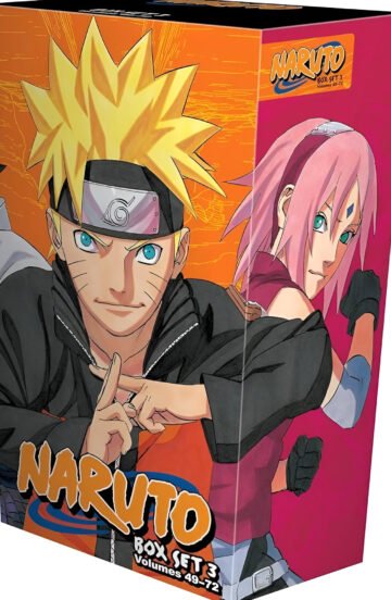Naruto Box Set 3 Vol (49-72) by Masashi Kishimoto (English) (Paperback).