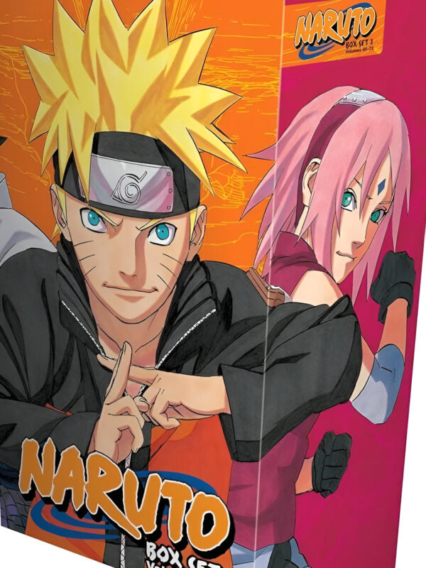 Naruto Box Set 3 Vol (49-72) by Masashi Kishimoto (English) (Paperback).
