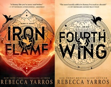 Fourth Wing + Iron Flame by Rebecca Yarros (Combo) (English) (Paperback).