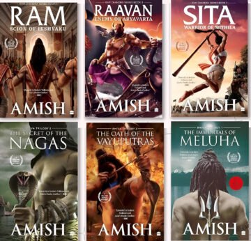 Ram + Sita + Raavan + Nagas + Vayuputras + Meluha 6 Book Set by Amish Tripathi (English) (Paperback).