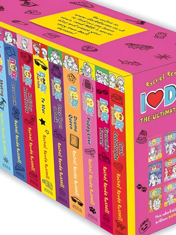Dork Diaries (1 To 10) 10 Books Set by Rachel Renee Russell (English) (Paperback).