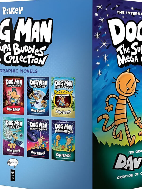 Dog Man (The Supa Epic Collection) (1 To 10) Set by Pilkey (English) (Paperback).