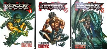 Berserk Volume (1,2,3) 3 Book Set by Kentaro Miura (English) (Paperback).