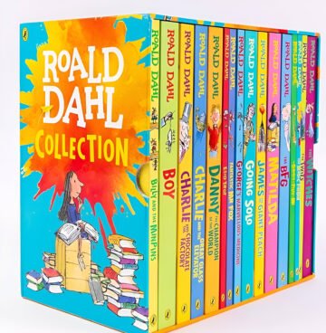Roald Dahl Complete Collection Box Set (16 Titles) by Roald Dahl (English) (Paperback).