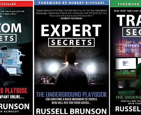 Dotcom Secrets + Expert Secrets + Traffic Secrets 3 Book Set by Russell Brunson (English) (Paperback).