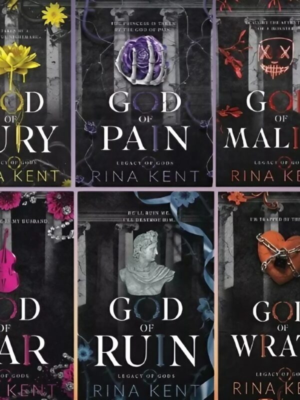 God Of Fury + God Of Pain + God Of Malice + God Of War + God Of Ruin + God Of Malice 6 Books Set by Rina Kent (English) (Paperback).