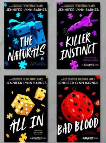 The Naturals + Killer Instinct + All In + Bad Blood 4 Books Set by Jennifer Lynn Barnes (English) (Paperback).