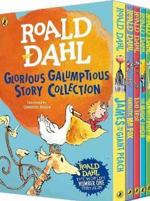 Glorious Galumptious Story Collection 5 Books Set by Roald Dahl (English) (Paperback).