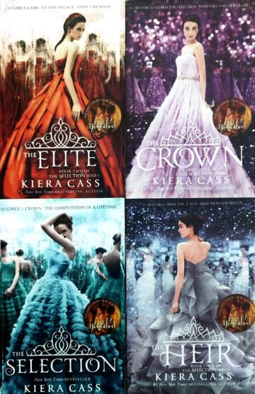 The Elite + The Crown + The Selection + The Heir 4 Books Set by Kiera Cass (English) (Paperback).
