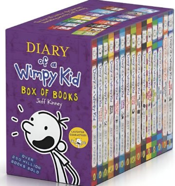 Diary of a Wimpy Kid Vol (1 To 15) Box Set by Jeff Kinney (English) (Paperback).