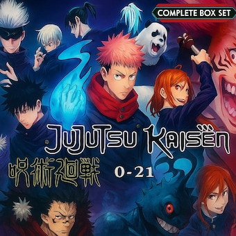Jujutsu Kaisen Complete Box Set Vol (0 To 21) by Gege Akutami (English) (Paperback).