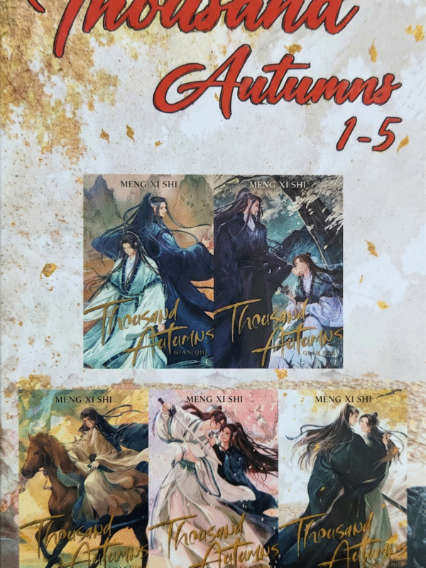 Thousand Autumns (Qian Qiu) Vol (1 To 5) by Meng Xi Shi (English