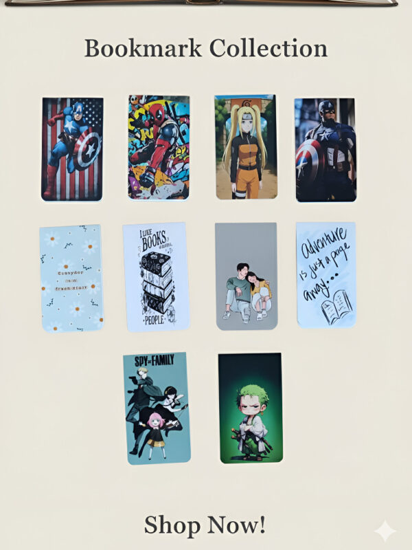 Premium Magnetic Bookmarks (Set Of 10).