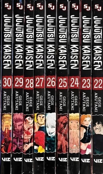 Jujutsu Kaisen Volume (22 To 30) 9 Books Set by Gege Akutami (Manga) (English) (Paperback).